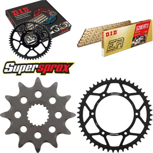 Chain Kit - Steel - for: SUZUKI RM-Z 250 07-09 12-48-114 DID520ERT2(G&G) Clip