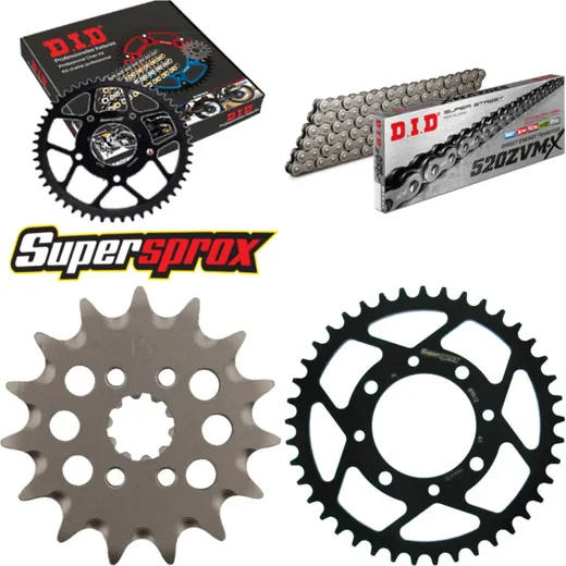 Chain Kit - Steel - for: SUZUKI GT250 /E X7E 79-81 15-41-100 DID520ZVM-X rivet