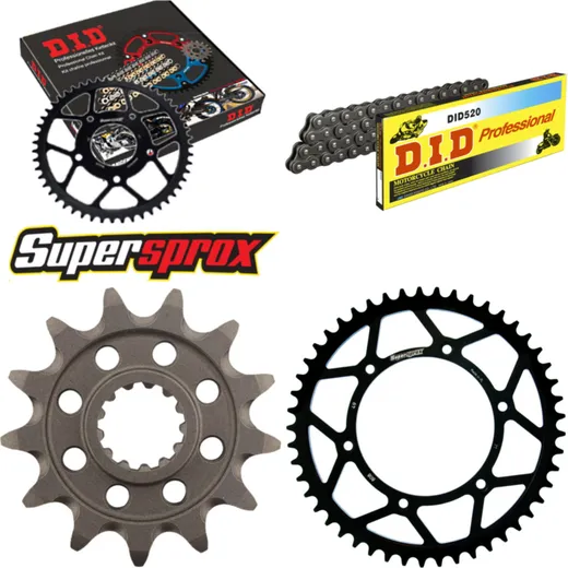 Chain Kit - Steel - for: SUZUKI RM-Z 250 13-14 13-49-114 DID520 Clip