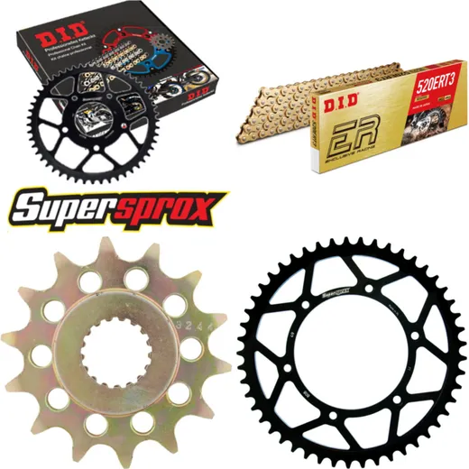 Chain Kit - Steel - for: SUZUKI RM-Z 450 05-07 14-49-116 DID520ERT2(G&G) Clip