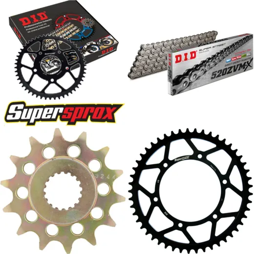 Chain Kit - Steel - for: SUZUKI RM-Z 450 05-07 14-49-116 DID520ZVM-X rivet