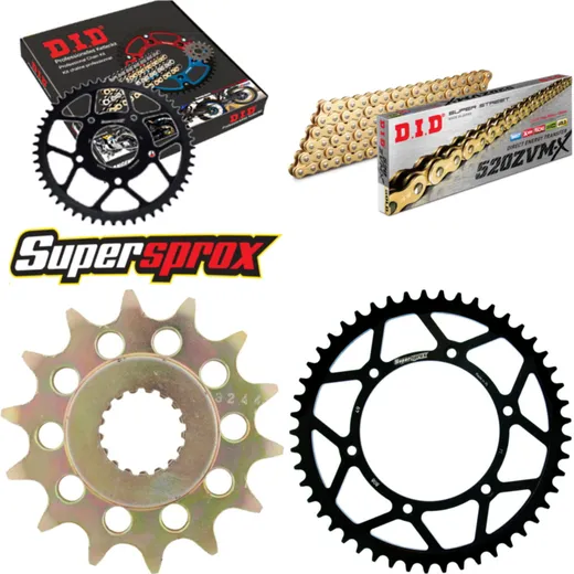 Chain Kit - Steel - for: SUZUKI RM-Z 450 05-07 14-49-116 DID520ZVM-X(G&G) endless