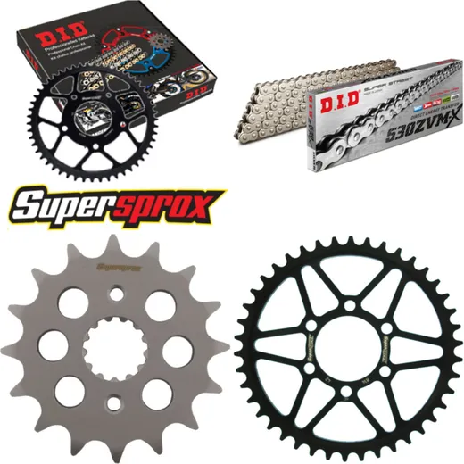 Chain Kit - Steel - for: SUZUKI GS450 L 84-88 16-42-108 DID530ZVM-X(S&S) endless