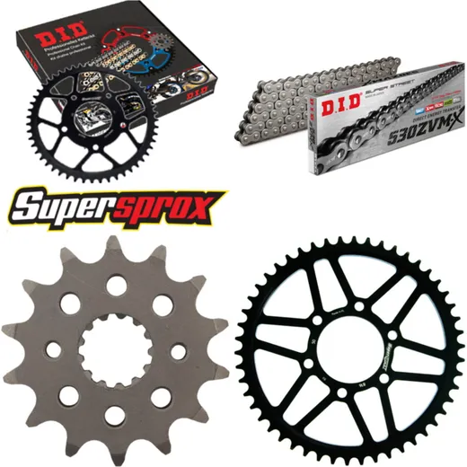 Chain Kit - Steel - for: SUZUKI GS500 E int. Ø76mm 80-81 14-50-108 DID530ZVM-X rivet