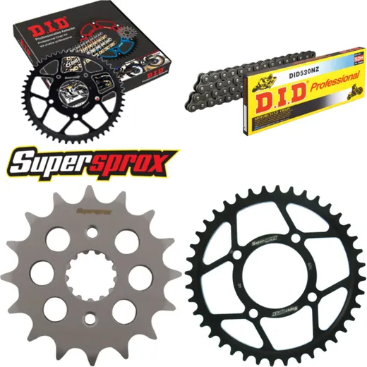 Chain Kit - Steel - for: SUZUKI RG500 Gamma 86-87 16-40-106 DID530NZ Clip