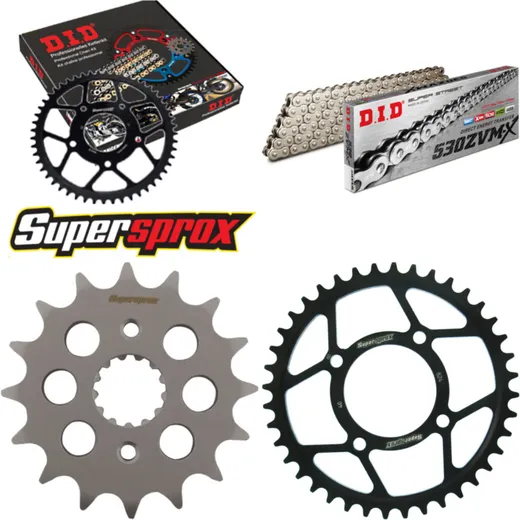 Chain Kit - Steel - for: SUZUKI RG500 Gamma 86-87 16-40-106 DID530ZVM-X(S&S) endless
