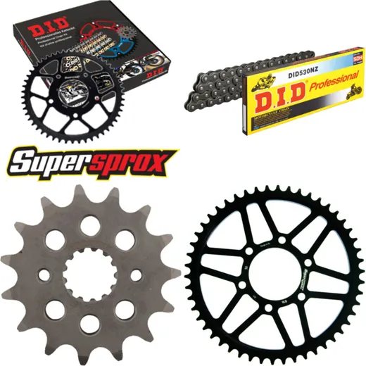 Kettensatz Stahl für: SUZUKI GS550 M Katana 81-83 15-50-112 DID530NZ Clip