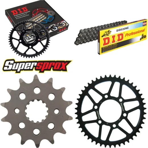 Chain Kit - Steel - for: SUZUKI GSX550 ES/EF 83-87 14-46-112 DID530NZ Clip