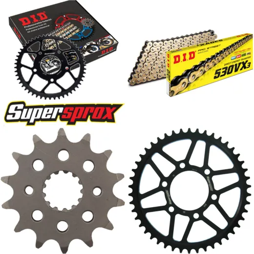 Chain Kit - Steel - for: SUZUKI GSX550 ES/EF 83-87 14-46-112 DID530VX3(G&B) endless