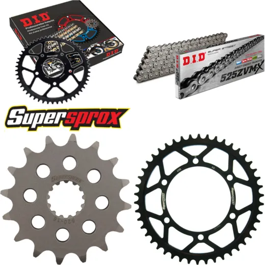 Chain Kit - Steel - for: SUZUKI GSX-R 600 98-00 16-46-108 DID525ZVM-X rivet