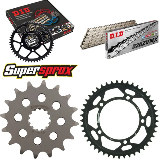 Chain Kit - Steel - for: SUZUKI GSX-R 600 01-05 16-45-110 DID525ZVM-X(S&S) rivet
