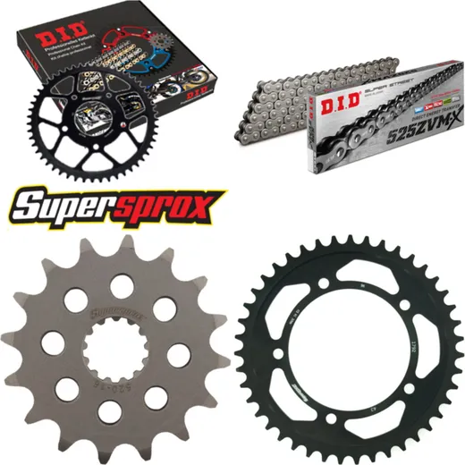 Chain Kit - Steel - for: SUZUKI GSX-R 600 08-10 16-43-116 DID525ZVM-X rivet