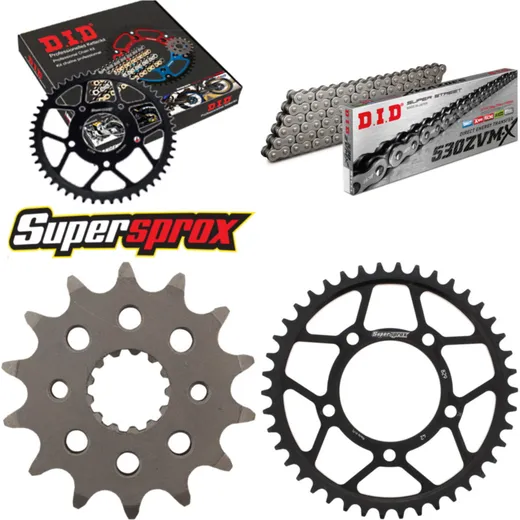 Chain Kit - Steel - for: SUZUKI GSX-R 750 85-85 14-42-106 DID530ZVM-X rivet