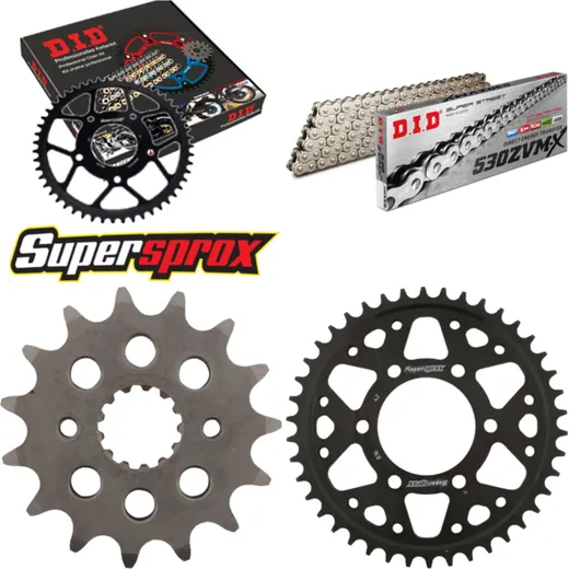 Chain Kit - Steel - for: SUZUKI GSX-R 750 92-95 15-42-108 DID530ZVM-X(S&S) endless