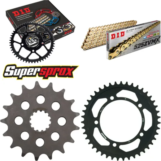 Chain Kit - Steel - for: SUZUKI GSX-R 750 04-05 17-43-110 DID525ZVM-X(G&G) rivet