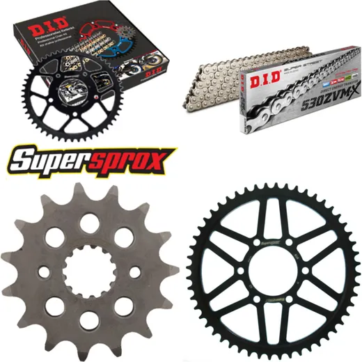 Chain Kit - Steel - for: SUZUKI GSX1100 F >530< 87-88 15-52-118 DID530ZVM-X(S&S) rivet
