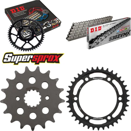 Chain Kit - Steel - for: SUZUKI TL1000 S 97-00 17-38-104 DID530ZVM-X endless