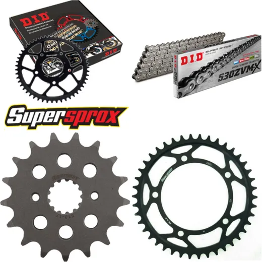 Chain Kit - Steel - for: SUZUKI GSX-R 1000 01-06 17-42-110 DID530ZVM-X rivet