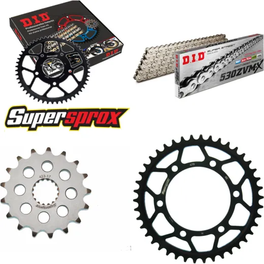Chain Kit - Steel - for: SUZUKI GSX-R 1000 09-16 17-42-114 DID530ZVM-X(S&S) rivet