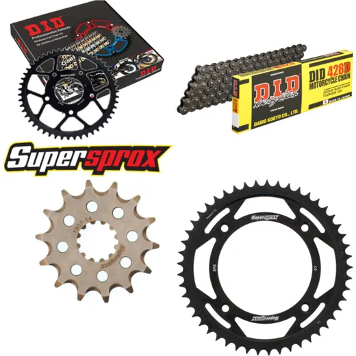 Chain Kit - Steel - for: KTM SX85 19``/16`` 03-17 14-49-122 DID428D Clip