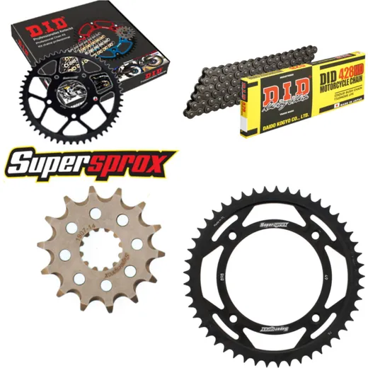 Chain Kit - Steel - for: KTM SX85 19``/16`` 03-17 14-49-122 DID428HD Clip