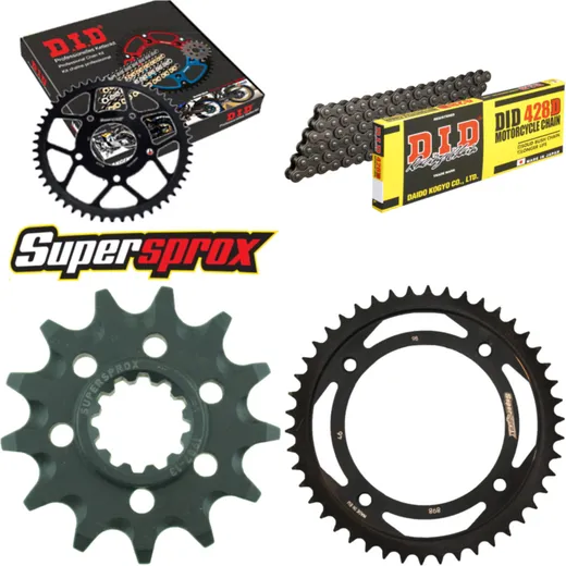 Chain Kit - Steel - for: KTM SX85 17``/14`` 18- 13-46-120 DID428D Clip