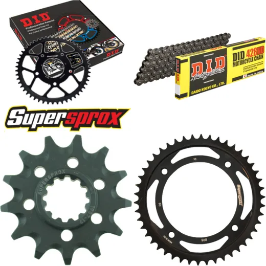 Chain Kit - Steel - for: KTM SX85 17``/14`` 18- 13-46-120 DID428HD Clip
