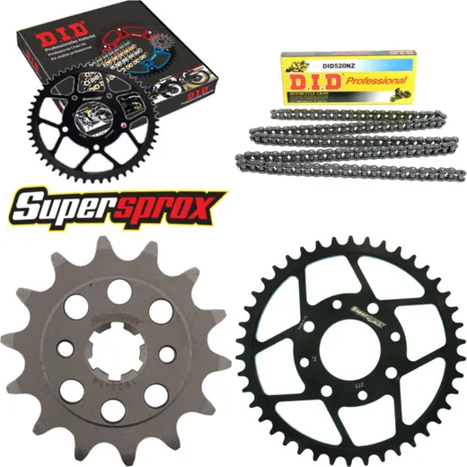 Chain Kit - Steel - for: KTM 200 Duke 11-14 14-42-118 DID520NZ Clip