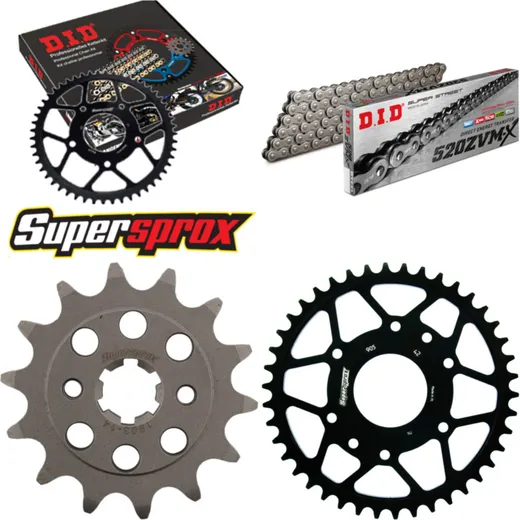 Chain Kit - Steel - for: KTM 200 Duke 15- 14-42-118 DID520ZVM-X endless