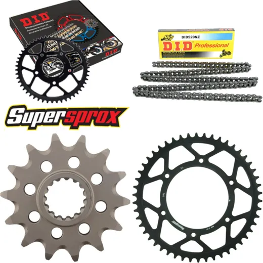Chain Kit - Steel - for: KTM EGS360 96-97/EXC360 96-97/SX360 9 14-50-118 DID520NZ Clip