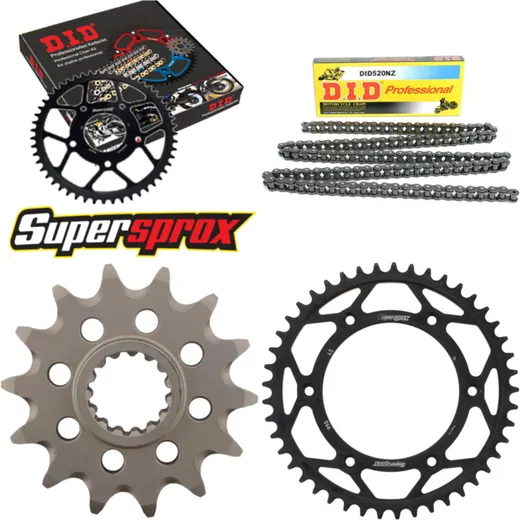 Chain Kit - Steel - for: KTM SXC400 Tiainen Replica 99-00/SXC5 14-45-118 DID520NZ Clip