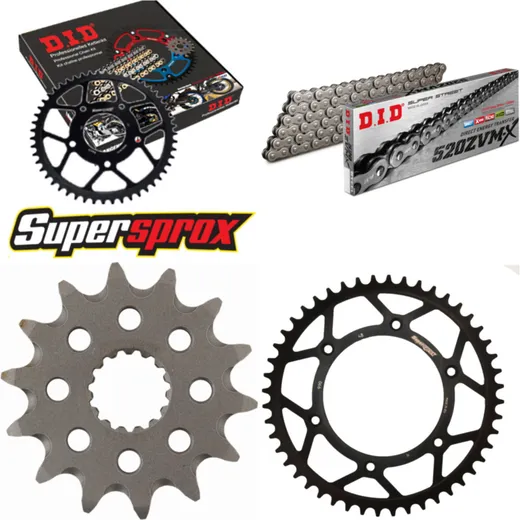 Chain Kit - Steel - for: KTM SX150 15-15/EXC250 Racing 02-02 14-48-120 DID520ZVM-X endless