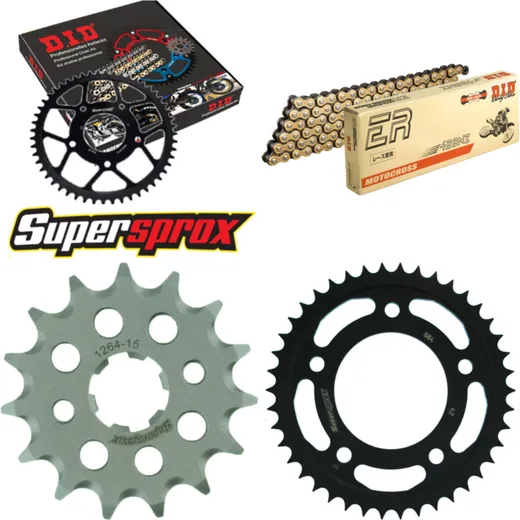 Chain Kit - Steel - for: KYMCO Quannon 125 07-11 15-42-128 DID428NZ(G&B) Clip