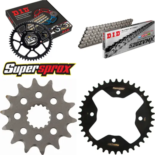 Chain Kit - Steel - for: POLARIS Outlaw 450 MXR /S 08-11 14-38-098 DID520ZVM-X endless