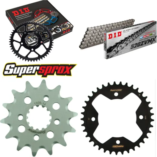 Chain Kit - Steel - for: POLARIS Predator 500 03-04 14-37-094 DID520ZVM-X rivet