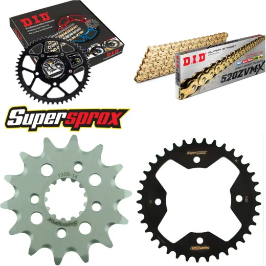 Chain Kit - Steel - for: POLARIS Predator 500 03-04 14-37-094 DID520ZVM-X(G&G) rivet