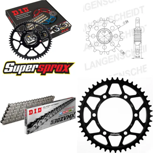 Chain Kit - Steel - MUZ 1000 SF 05-08/1000 SFs 06-08/1000 17-45-110 DID530ZVM-X endless