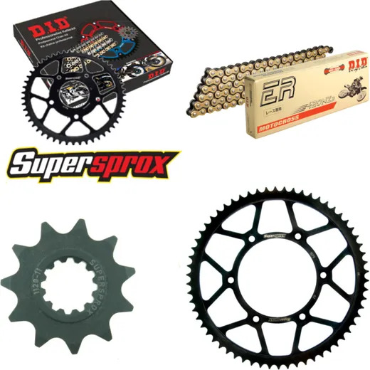 Kettensatz Stahl CPI SM50 Supermoto 06-12 11-62-136 DID420NZ3(G&B) Clip