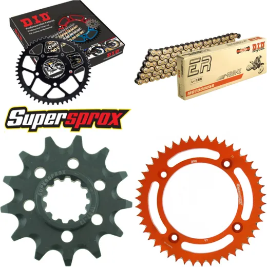 Chain Kit - ALU - orange for: KTM SX85 17``/14`` 18- 13-46-120 DID428NZ(G&B) Clip