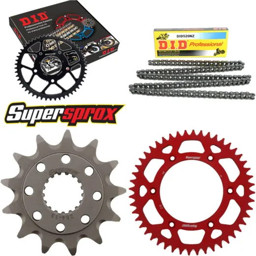 Chain Kit - ALU - red for: HONDA CR250 R 05-08 13-48-114 DID520NZ Clip