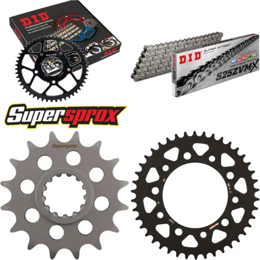 Chain Kit - ALU - black for: HONDA CBF600 /N /S 08-13 16-42-124 DID525ZVM-X endless