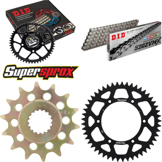 Chain Kit - ALU - black for: SUZUKI RM-Z 450 05-07 14-49-116 DID520ZVM-X endless