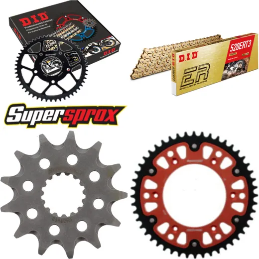 Chain Kit Stealth red for: BETA RR430 Enduro 13-15/RR450 13-48-112 DID520ERT2(G&G) Clip
