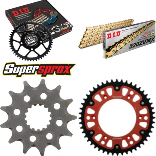 Kettensatz Stealth rot für: BETA RR430 Enduro 13-15/RR450 13-48-112 DID520ZVM-X(G&G) Endlos