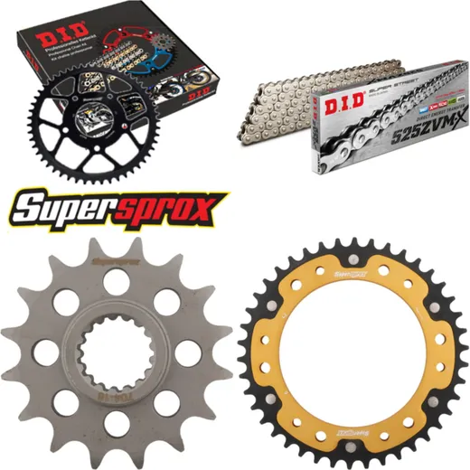 Chain Kit Stealth gold for: BMW F800 GS /ABS 07-08 16-42-116 DID525ZVM-X(S&S) rivet