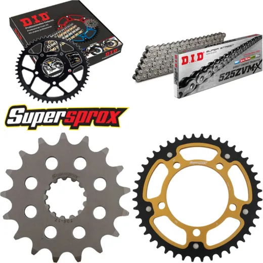 Chain Kit Stealth gold for: BMW S1000 RR 09-11 17-44-118 DID525ZVM-X rivet