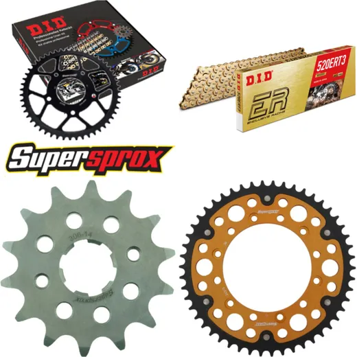 Chain Kit Stealth gold for: HONDA XR600 R 88-90 14-50-112 DID520ERT2(G&G) Clip