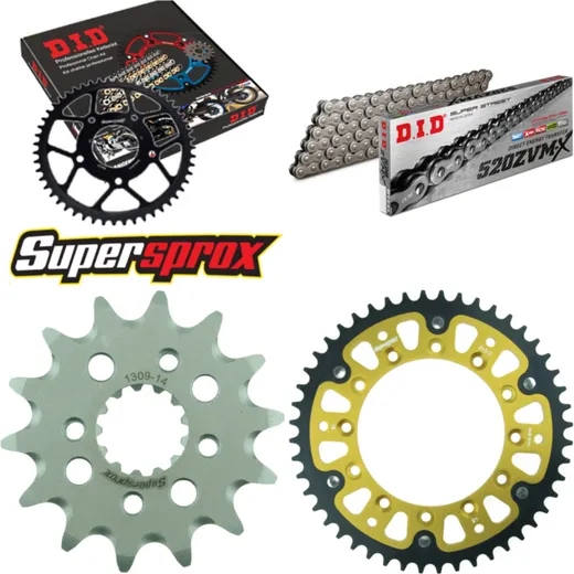 Chain Kit Stealth gold for: HONDA XR600 R [FR] 91-00 14-48-110 DID520ZVM-X rivet