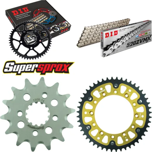 Chain Kit Stealth gold for: HONDA XR600 R [FR] 91-00 14-48-110 DID520ZVM-X(S&S) endless