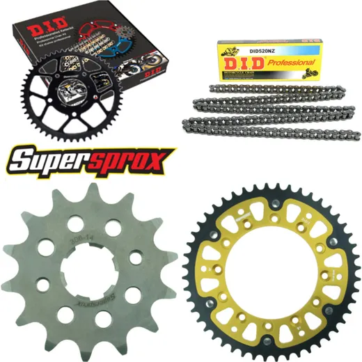 Chain Kit Stealth gold for: HONDA XR500 R 81-86/XR600 R 14-48-110 DID520NZ Clip
